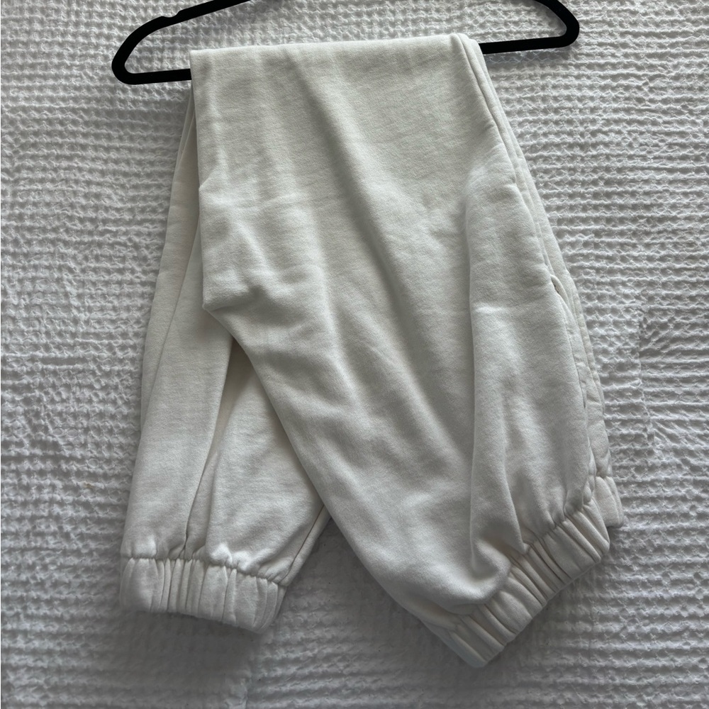 White sweatpants